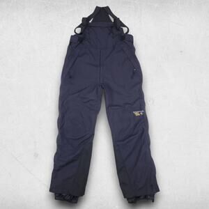 VTG Mountain Hardwear Snow BIB Mens XL Black Ski Snowboard Conduit Waterproof